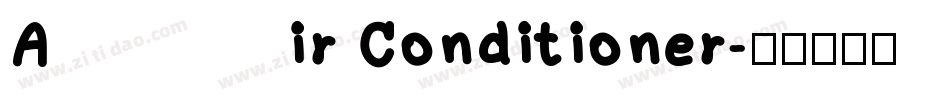 Air Conditioner字体转换